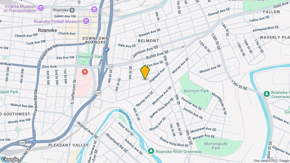 654 Highland Ave SE Map and Location Details