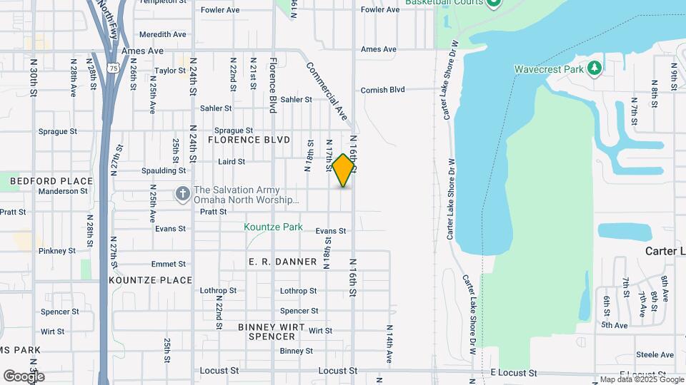 1613 Manderson St Map and Location Details