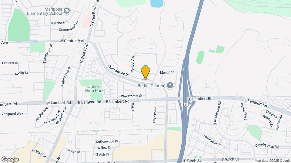646 Buttonwood Dr Map and Location Details