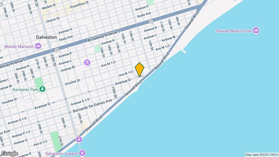 1521 Avenue O Map and Location Details