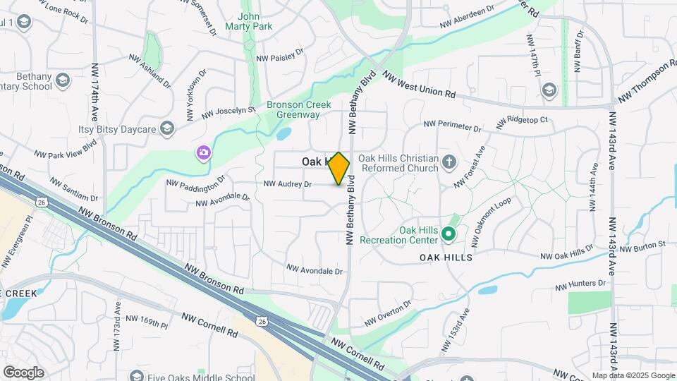 15884 NW Jeanne Ct Map and Location Details