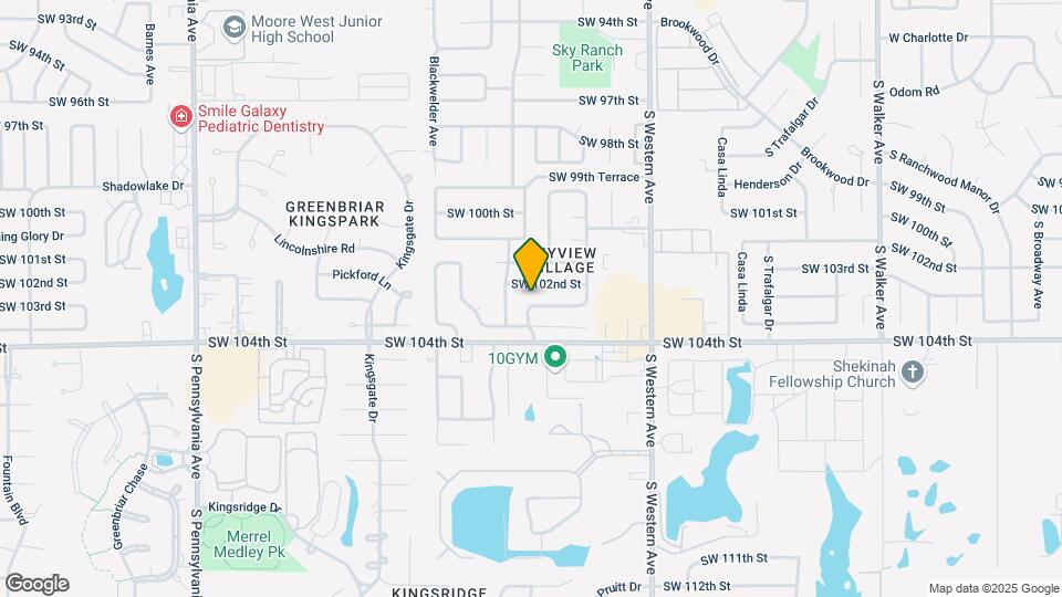 1037 SW 103rd St Map and Location Details