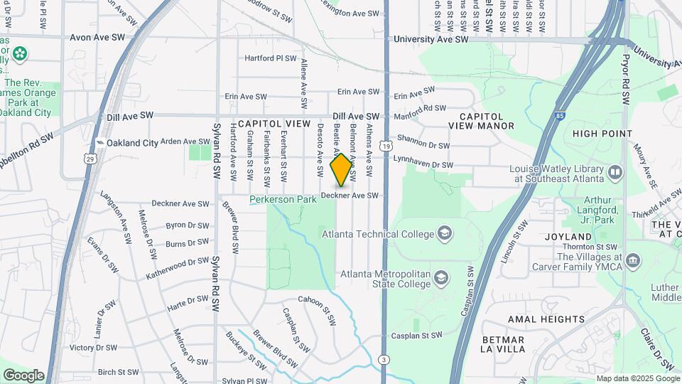 1480 Beatie Ave SW Mapa y Detalles de la Ubicación