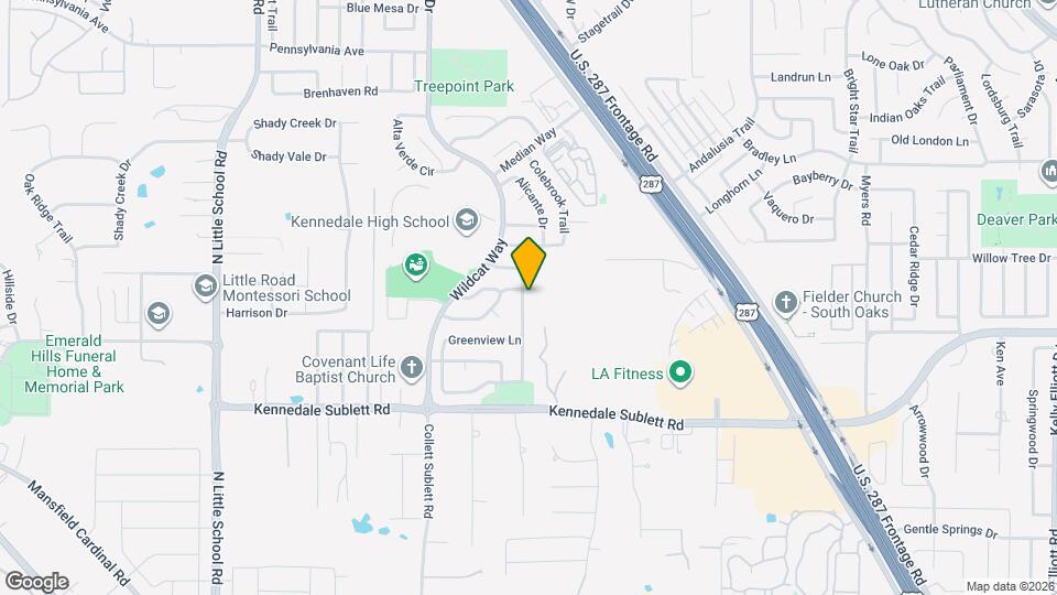 5903 Fawn Meadow Trail Mapa y Detalles de la Ubicación