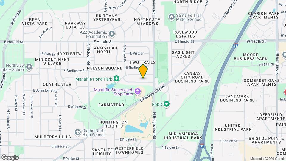 1214 E Johnston St Map and Location Details