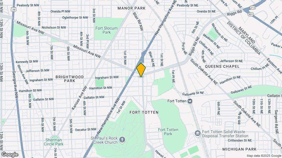 5230-5232 N Capitol St NW Map and Location Details