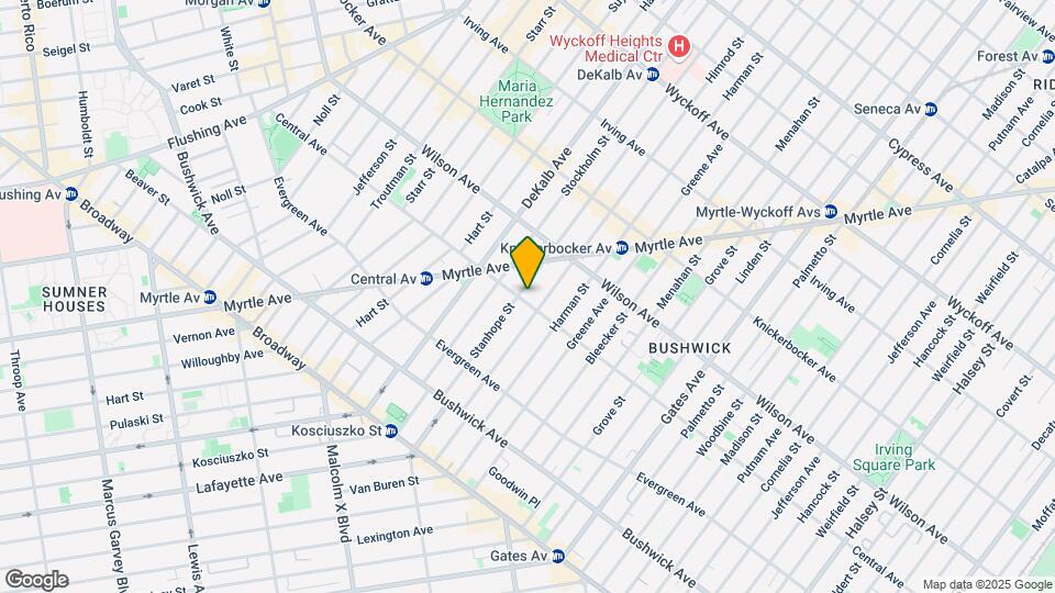 223 Central Ave Mapa y Detalles de la Ubicación