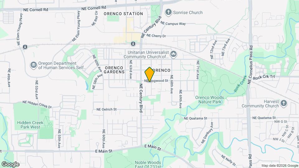 6584 NE Dogwood St Map and Location Details