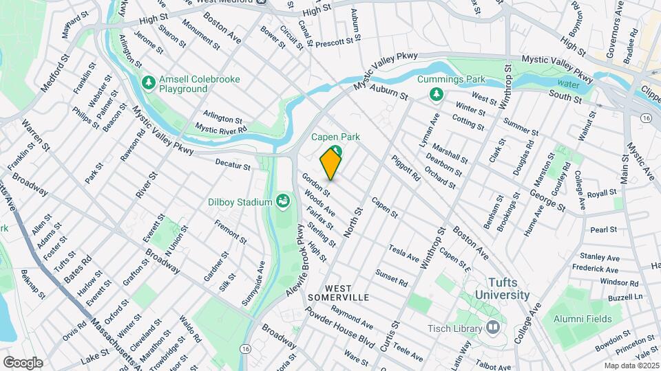 60 Hamilton St, Unit 1 Map and Location Details