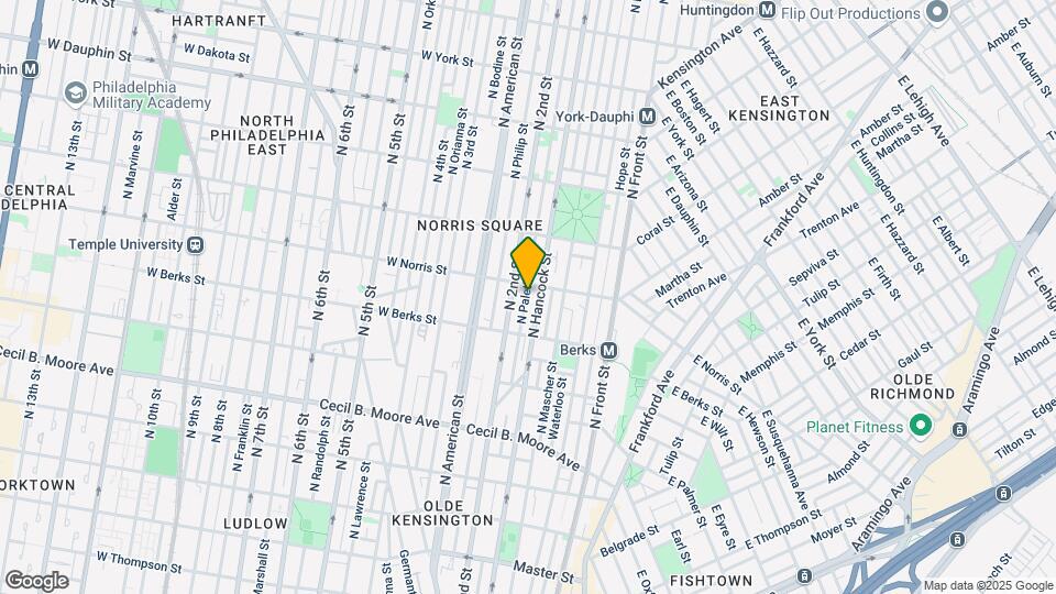1941 N Palethorp St Map and Location Details