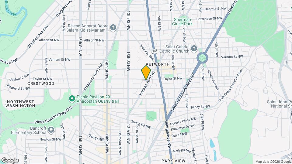 4018 Kansas Ave NW Map and Location Details