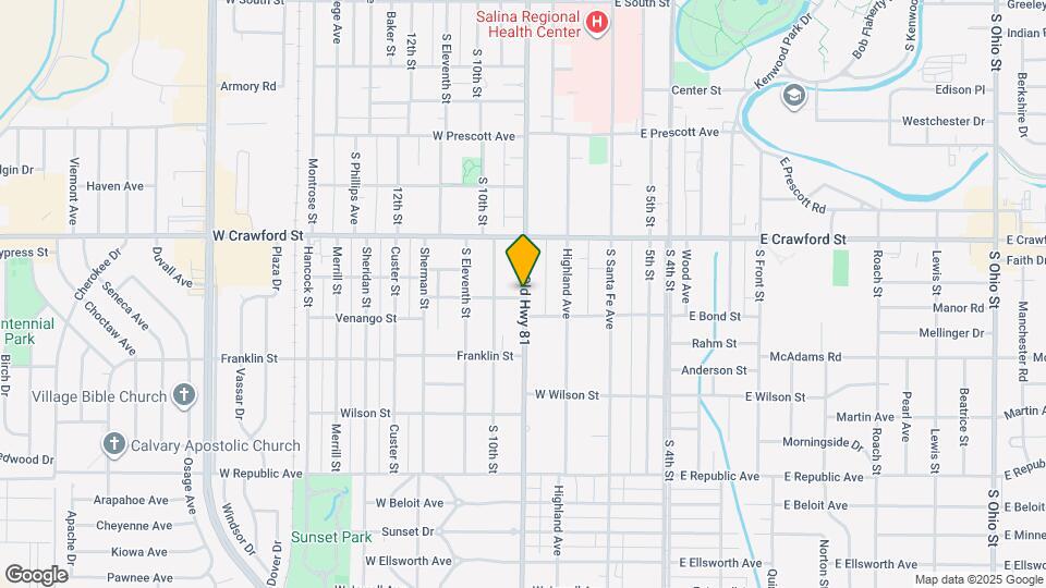 751 S 9th St Map and Location Details