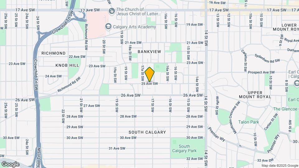 1813 25th Ave SW Map and Location Details