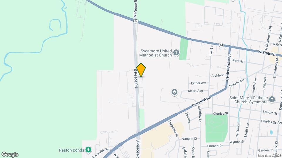 440 S Peace Rd Map and Location Details