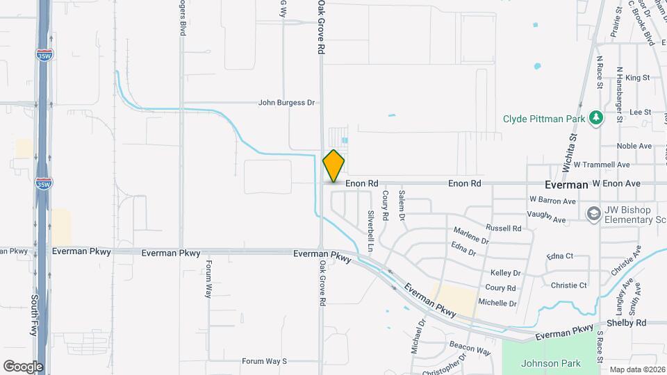 1505 Sunburst Dr Mapa y Detalles de la Ubicación