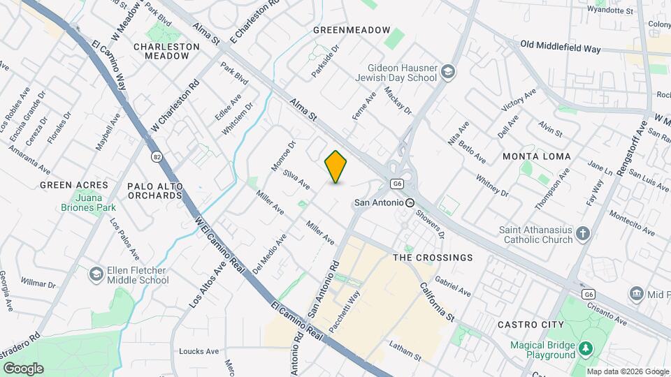 183 Del Medio Ave Map and Location Details