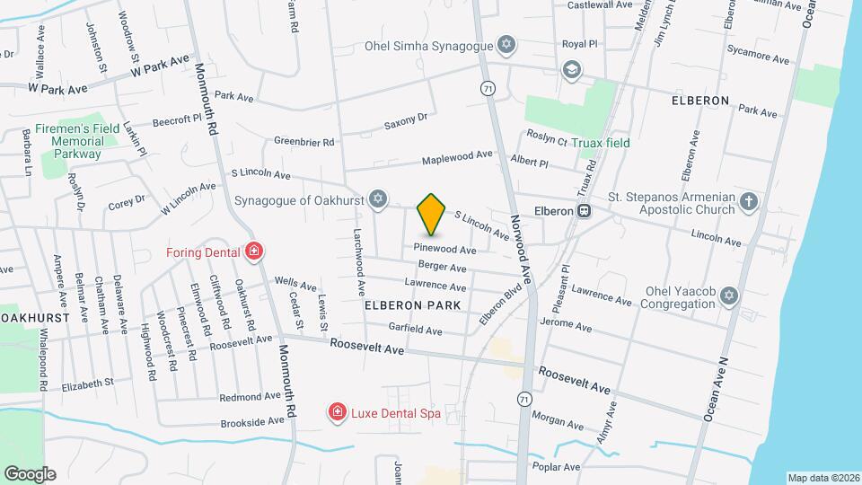 241 Pinewood Ave Map and Location Details