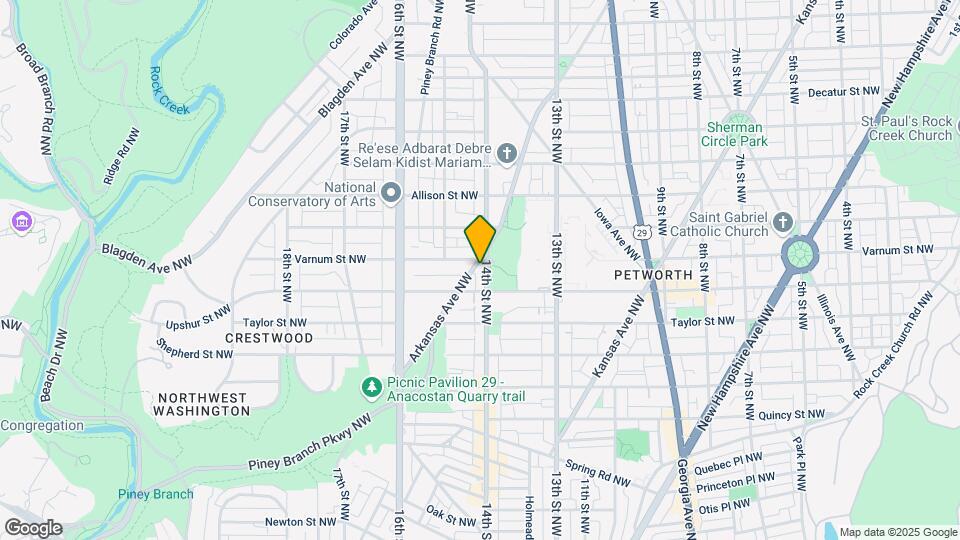 4222 14th St NW Mapa y Detalles de la Ubicación