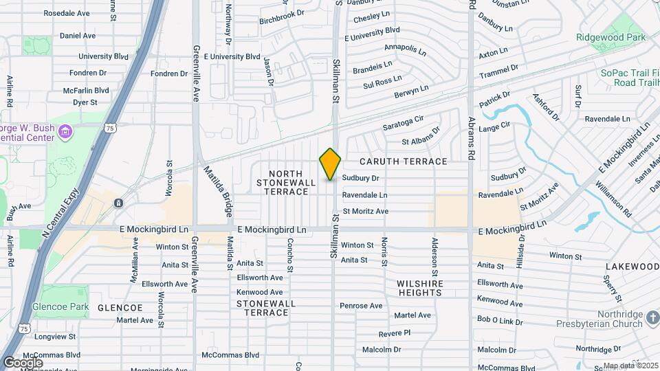 4311 Skillman St Map and Location Details