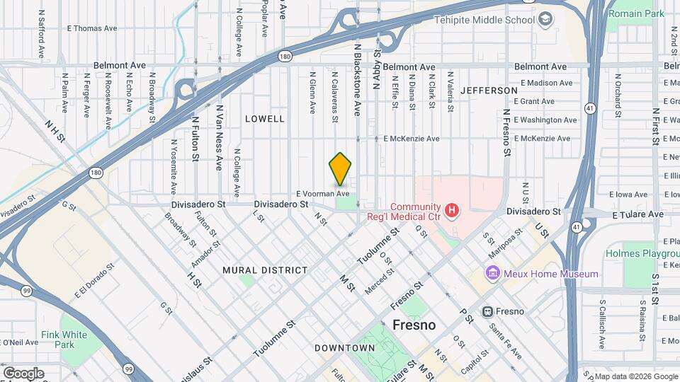 104 N Calaveras St Map and Location Details