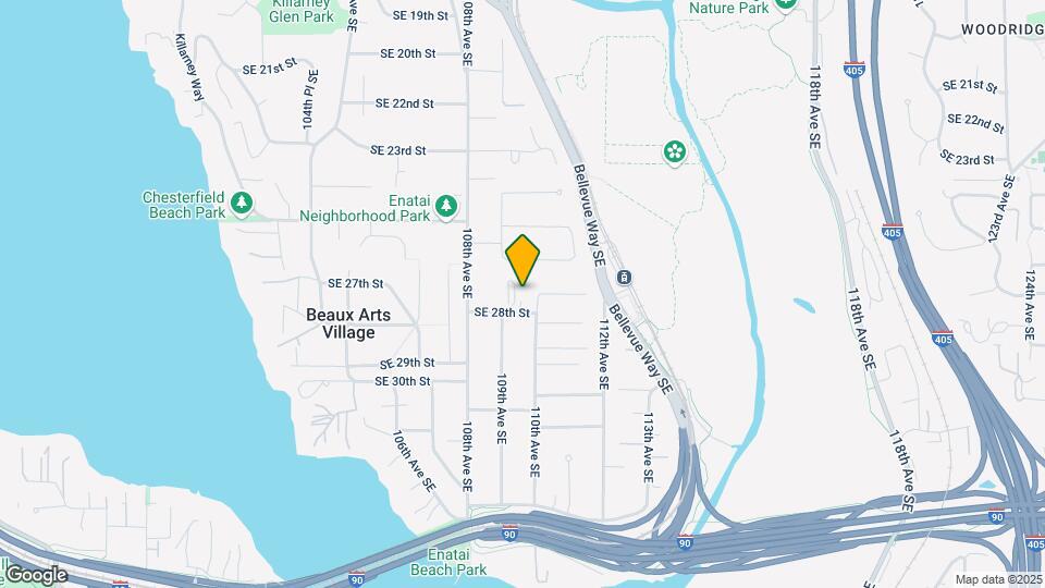 10906 SE 28th St Map and Location Details