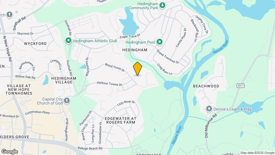 1601 Oakland Hills Way Map and Location Details