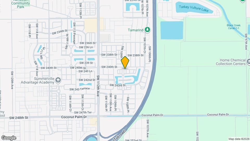 24043 SW 109th Ave Map and Location Details