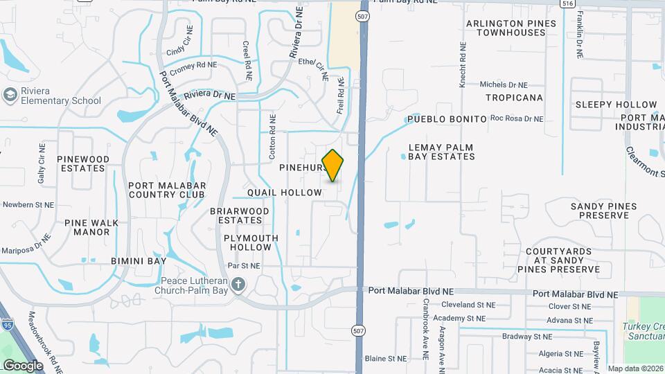 1617 Sunny Brook Ln Map and Location Details
