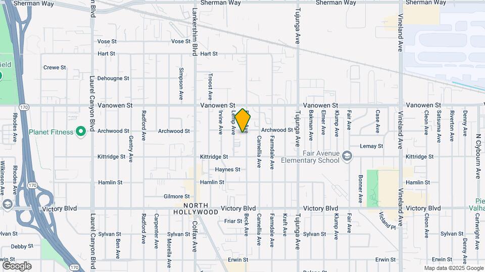 6651 Beck Ave Map and Location Details