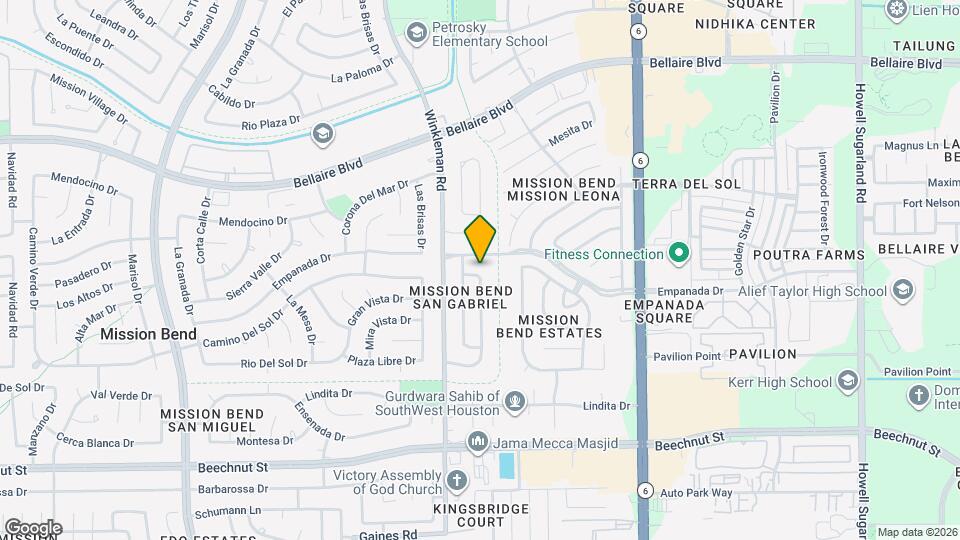 7415 Alcomita Dr Map and Location Details