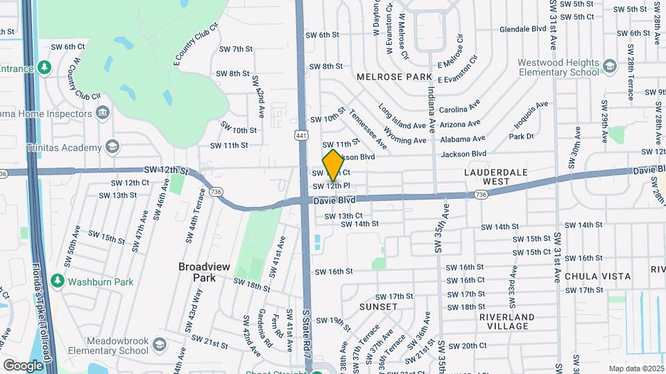 3902 SW 12th Pl Map and Location Details