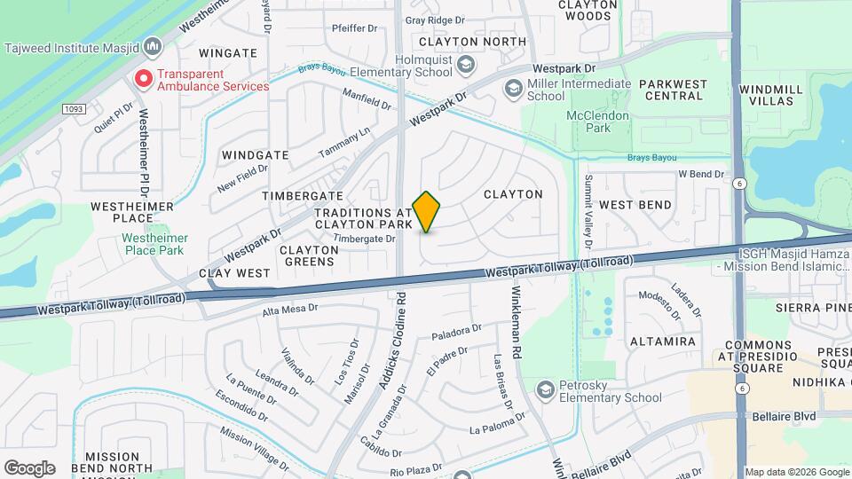 15334 Oak Terrace Dr Map and Location Details