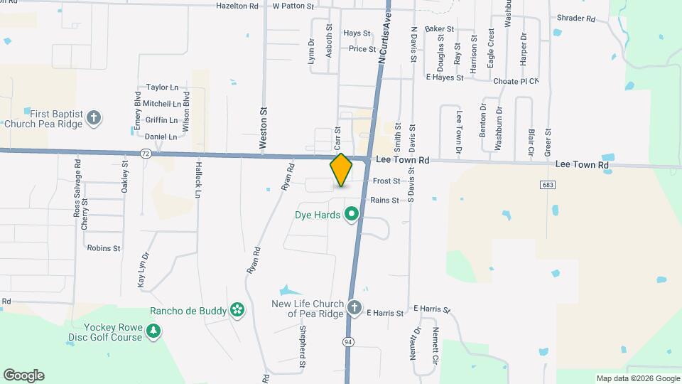 194 Hall Dr Map and Location Details