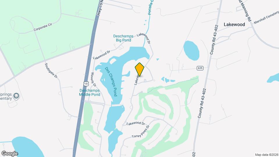 425 Lakewood Dr Map and Location Details