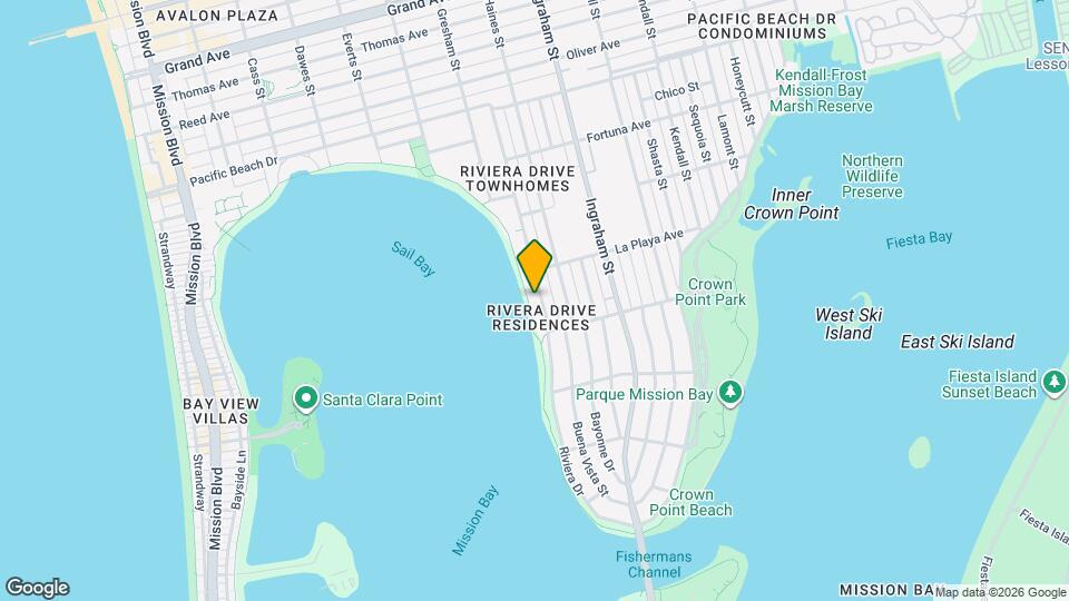 3740 Riviera Dr Map and Location Details