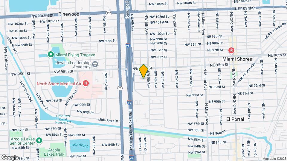 535 NW 93rd St Map and Location Details