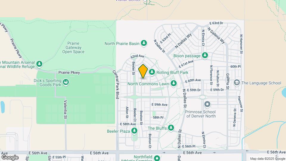 9307 E 60th Ave Map and Location Details