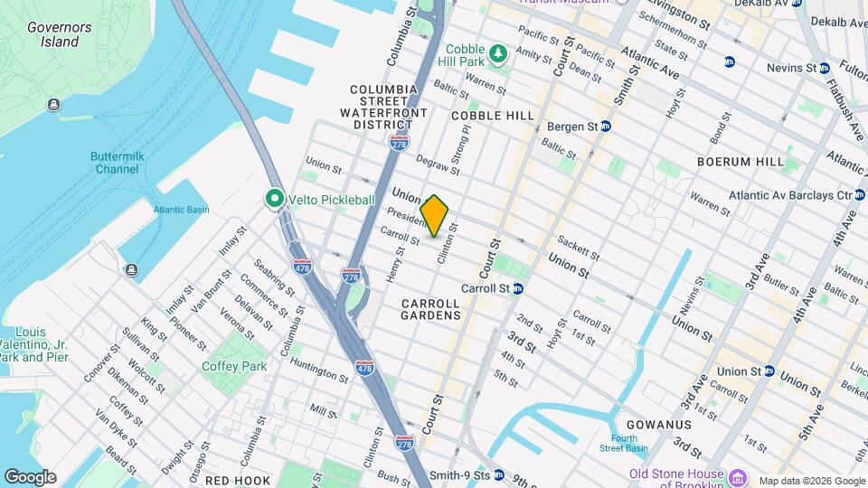 173 Carroll St, Unit 4 Map and Location Details