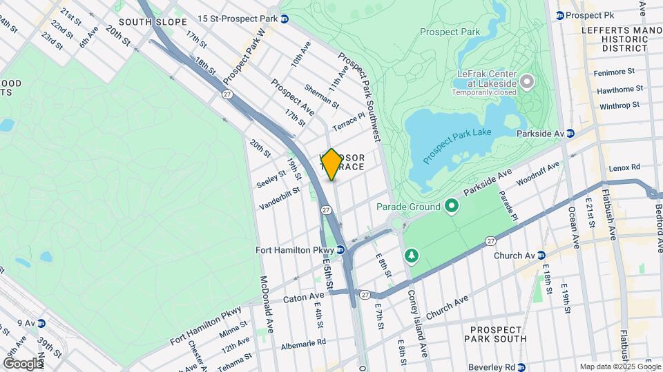 1242 Prospect Ave Map and Location Details