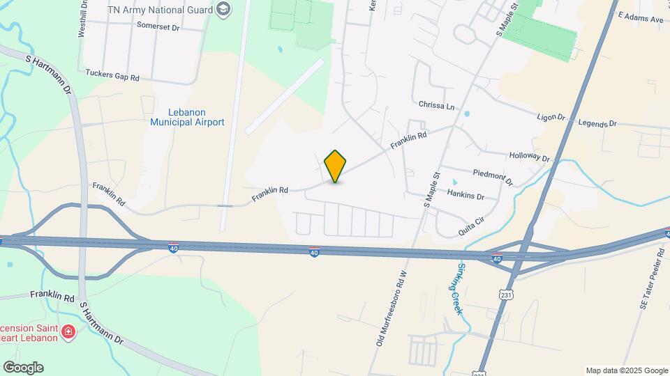 509 Franklin Rd Map and Location Details