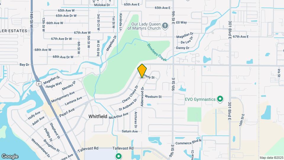 626 Chevy Chase Dr Map and Location Details