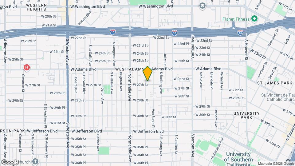 2656 Raymond Ave Map and Location Details