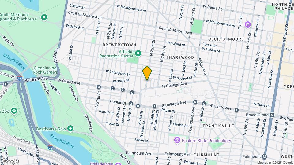 1215 N 25th St Map and Location Details