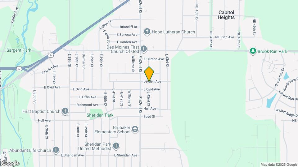 4223 Leyden Ave Map and Location Details