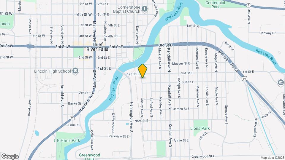 118 Conley Ave S Map and Location Details