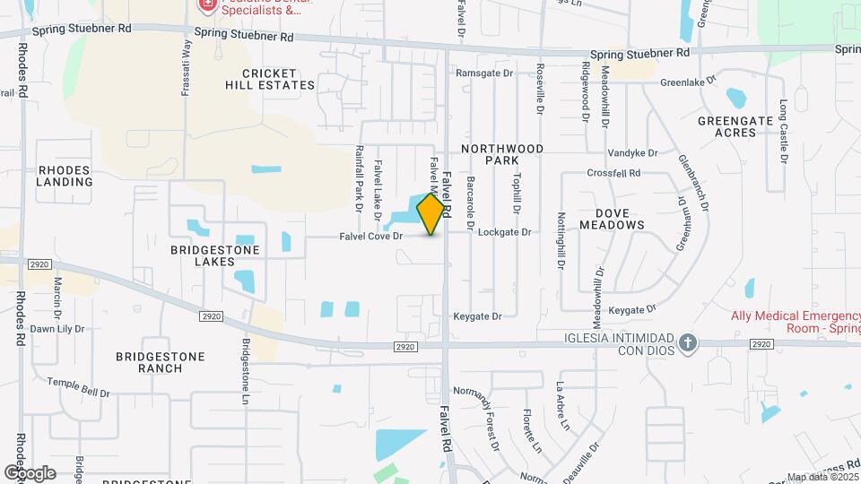 3911 Falvel Cove Dr Map and Location Details