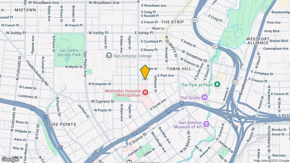 203 Paschal St Map and Location Details