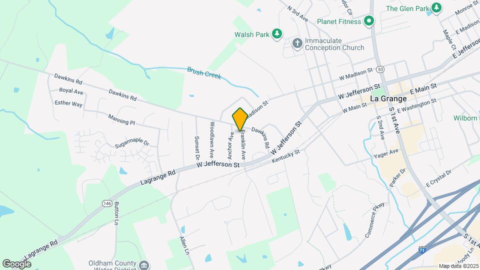 120 Franklin Ave Map and Location Details