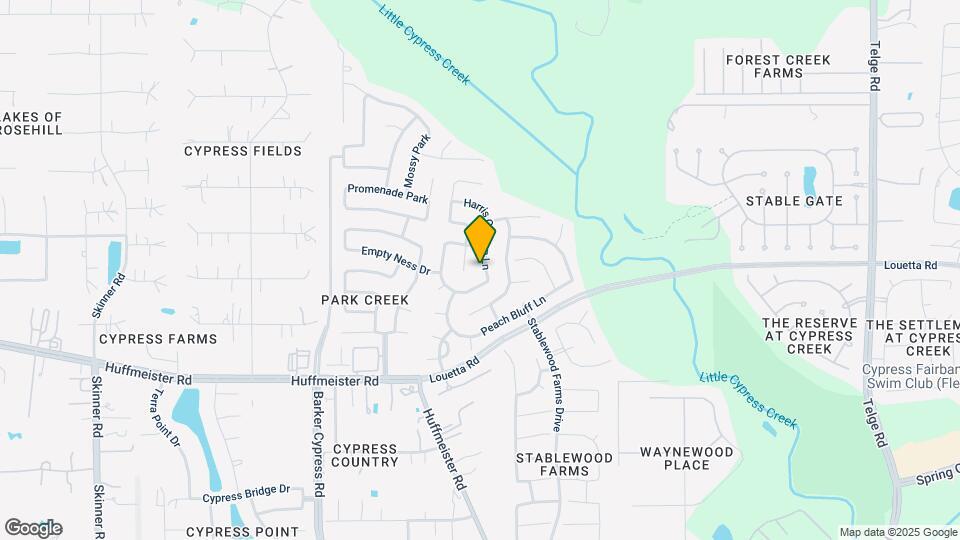 15315 Harris Canyon Ln Map and Location Details