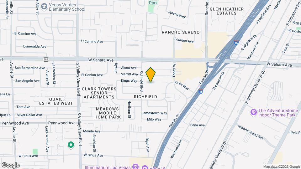 2825 Kings Way Map and Location Details